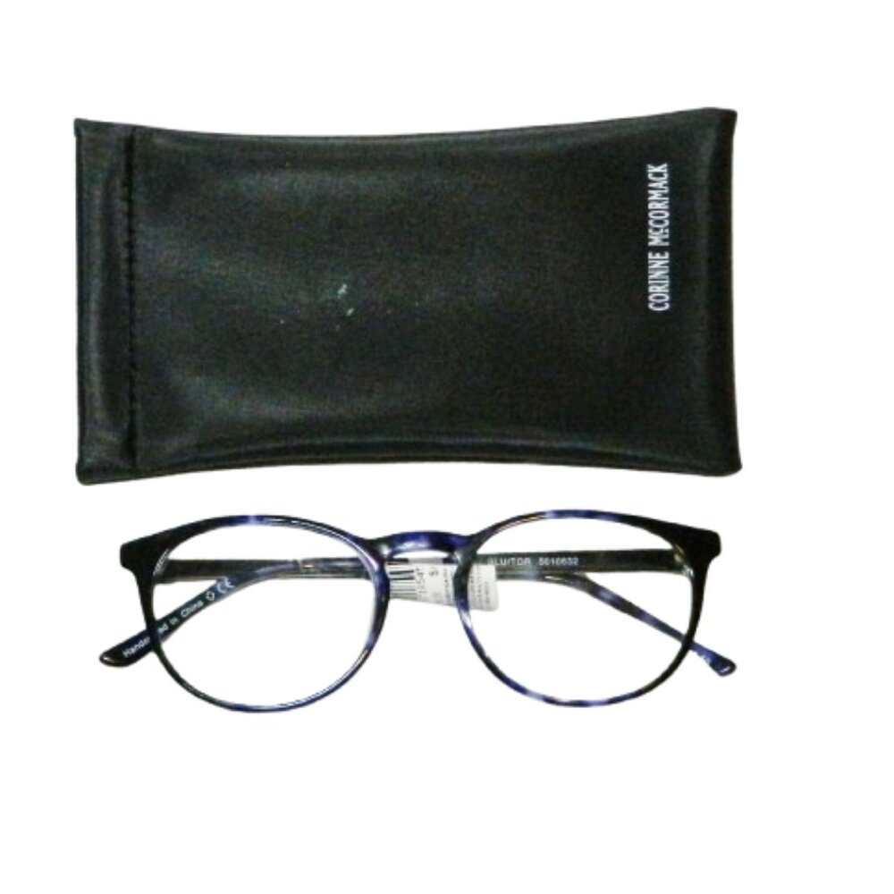 Corinne McCormack $68 Margot Blue/Tortoise 5010632 1.5 Readers NWT!